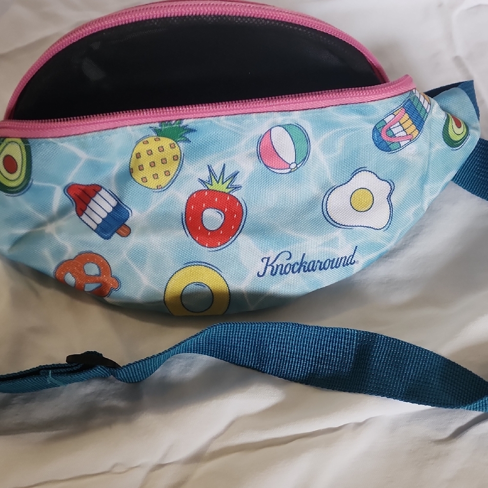 Knockaround Fun Blue and Pink Fanny Pack